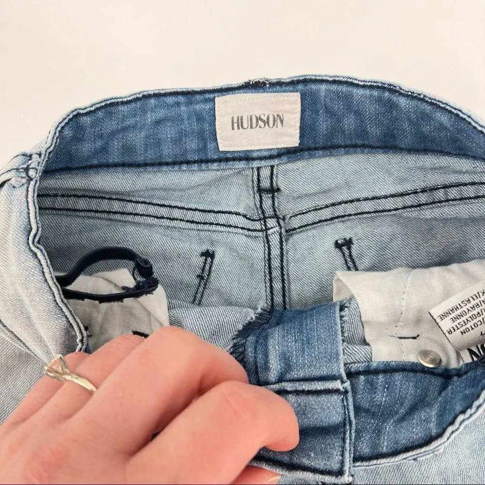 Hudson Girls‎ Size 10 denim cut off jean shirts